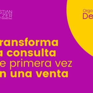 Transforma la consulta de primera vez en una venta